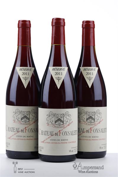 CHATEAU DE FONSALETTE 2011  - 3 Bottles
