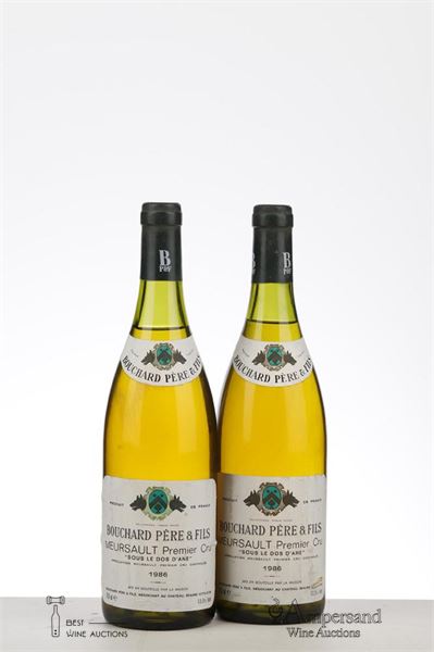 MEURSAULT 1 ER CRU 1986 - Bouchard - 2 Bottles