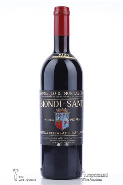 BRUNELLO DI MONTALCINO 1985 - Biondi Santi - 1 Bottle