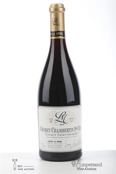 GEVREY CHAMBERTIN LAVAUX ST JACQUES 2018 - Lucien Le Moine - 1 Bottle