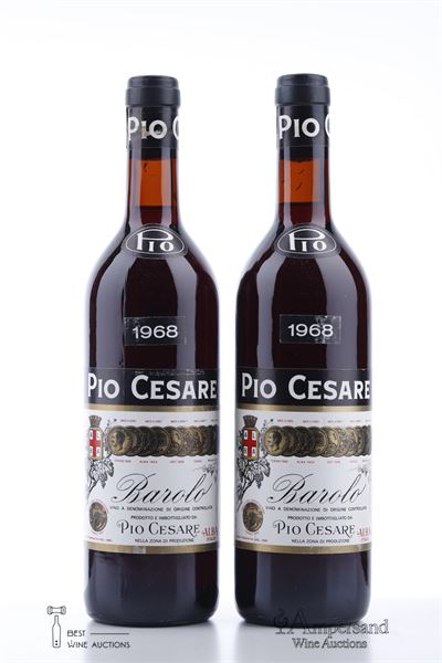 BAROLO 1968 - Pio Cesare - 2 Bottles