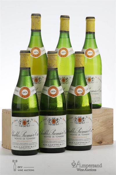 CHABLIS MONTEE DE TONNERRE 1979 - Lafite - 6 Bottles