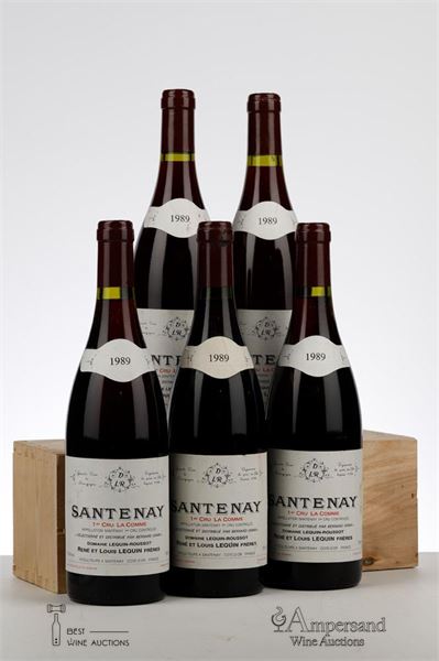 SANTENAY LA COMME 1989 - Lequin Roussot - 5 Bottles