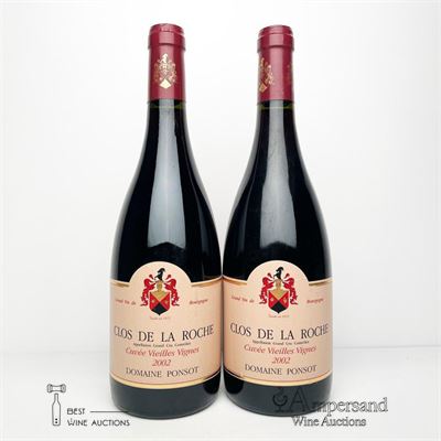 CLOS DE LA ROCHE VIEILLES VIGNES 2002 - Ponsot - 2 Bottles
