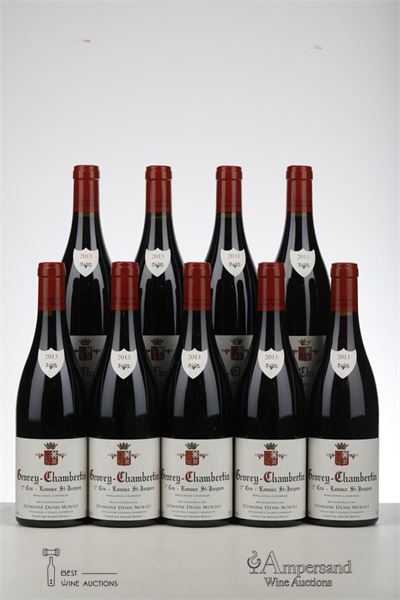 GEVREY CHAMBERTIN LAVAUX ST JACQUES 2013 - Denis Mortet - 9 Bottles