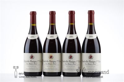 CHAMBOLLE MUSIGNY LES HAUTS DOIX 2001 - Robert Groffier - 4 Bottles