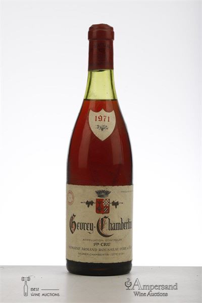 GEVREY CHAMBERTIN 1 ER CRU 1971 - Armand Rousseau - 1 Bottle