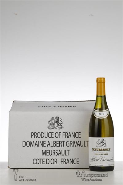 MEURSAULT CLOS DU MURGER 2019 - Albert Grivault - 6 Bottles - Oc 6