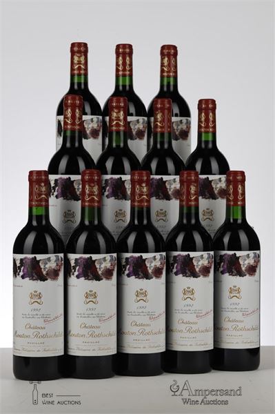 MOUTON ROTHSCHILD 1992 - Mc - 12 Bottles - Owc 12