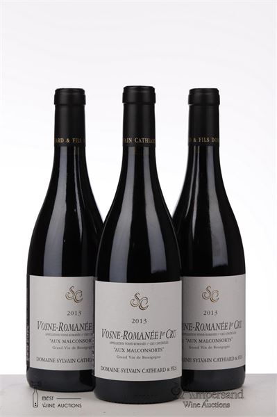 VOSNE ROMANEE AUX MALCONSORTS 2013 - Sylvian Cathiard - 3 Bottles