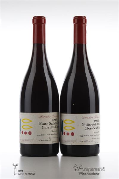 NUITS ST GEORGES CLOS DES CORVEES 1996 - Prieure Roch - 2 Bottles