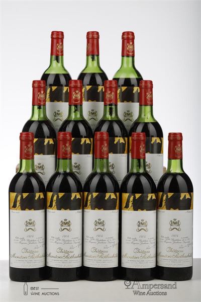MOUTON ROTHSCHILD 1974 - Mc - 12 Bottles - Owc 12