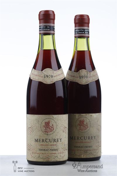 MERCUREY 1970 - Thomas Freres - 2 Bottles