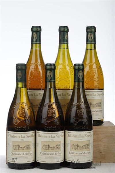 CHATEAUNEUF DU PAPE BLANC LA NERTHE 1995 - Chateau La Nerthe - 6 Bottles