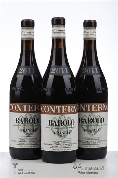 BAROLO FRANCIA 2011 - Giacomo Conterno - 3 Bottles