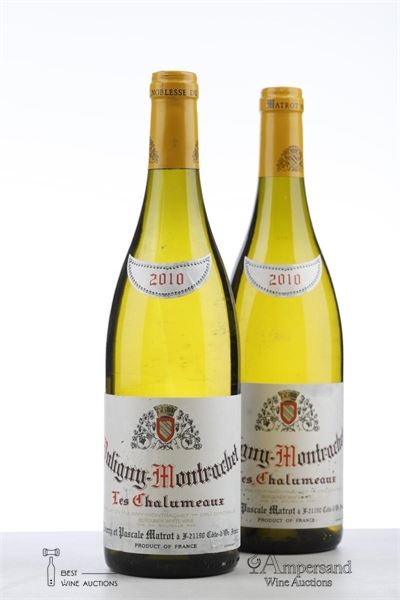 PULIGNY MONTRACHET LES CHALUMEAUX 2010 - Thierry et Pascale Matrot - 2 Bottles