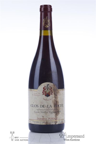CLOS DE LA ROCHE VIEILLES VIGNES 1991 - Ponsot - 1 Bottle