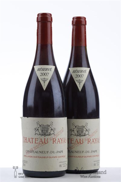 CHATEAUNEUF DU PAPE RAYAS 2007 - Reynaud - 2 Bottles