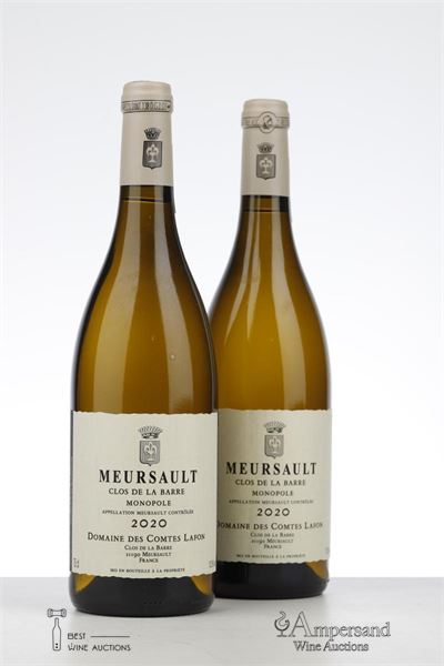 MEURSAULT CLOS DE LA BARRE 2020 - Comtes Lafon - 2 Bottles