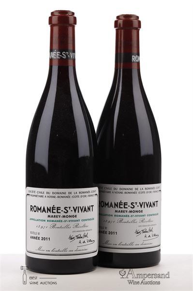 ROMANEE ST VIVANT 2011 - Domaine de la Romanee Conti - 2 Bottles