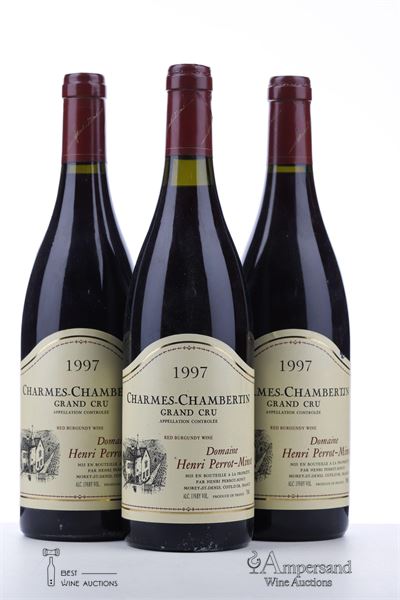 CHARMES CHAMBERTIN 1997 - Henri Perrot Minot - 3 Bottles