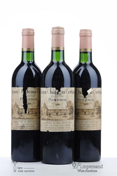 VIEUX CHATEAU CERTAN 1985 - Mc - 3 Bottles