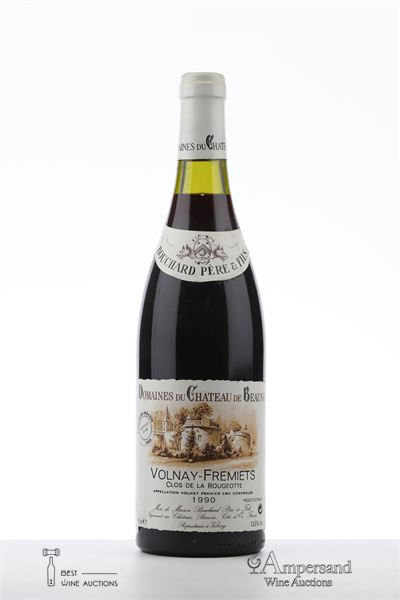 VOLNAY FREMIETS CLOS DE LA ROUGEOTTE 1990 - Bouchard Chateau de Beaune - 1 Bottle