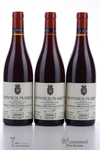 BONNES MARES 2008 - Comte de Vogue - 3 Bottles