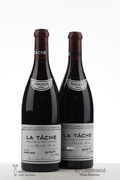 LA TACHE 2003 - Domaine de la Romanee Conti - 2 Bottles