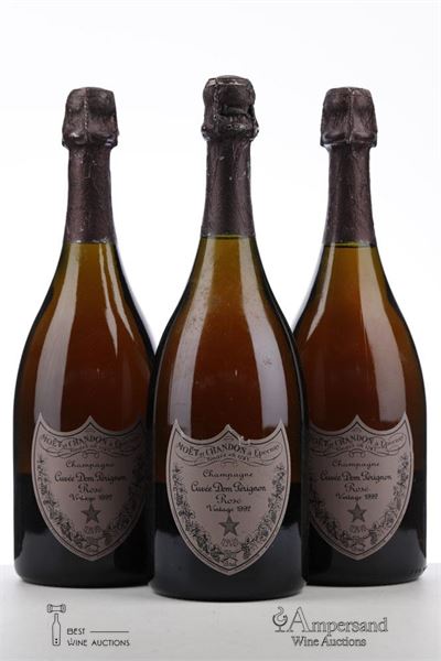 DOM PERIGNON ROSE 1992 - Moet et Chandon - 3 Bottles