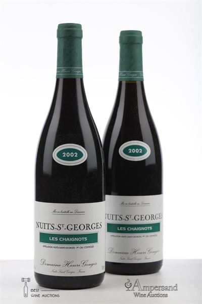 NUITS ST GEORGES LES CHAIGNOTS 2002 - Henri Gouges - 2 Bottles