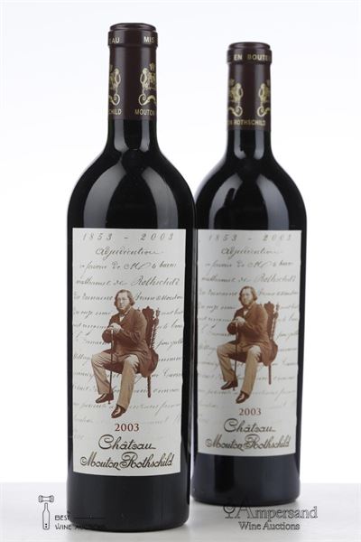MOUTON ROTHSCHILD 2003 - Mc - 2 Bottles
