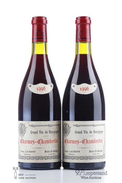 CHARMES CHAMBERTIN Dom Laurent 1996 - 2 Bottles