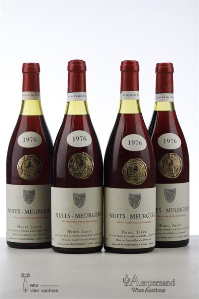 NUITS ST GEORGES LES MEURGERS 1976 - Henry Jayer - 4 Bottles