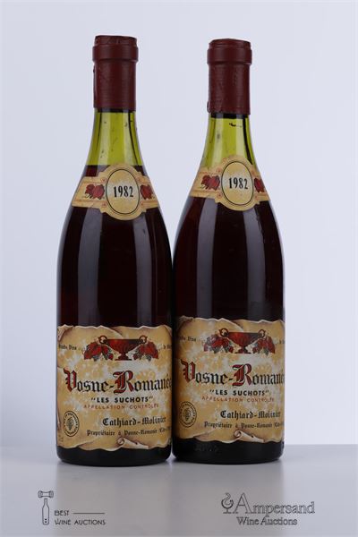 VOSNE ROMANEE LES SUCHOTS 1982 - Cathiard Molinier - 2 Bottles
