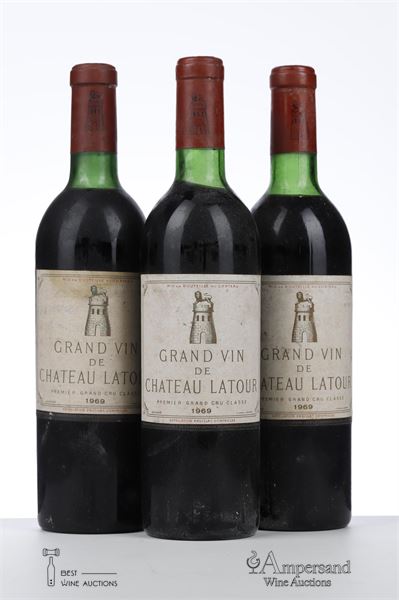 LATOUR 1969  - 3 Bottles