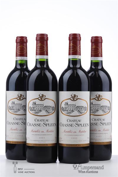 CHASSE SPLEEN 1995 - Mc - 4 Bottles