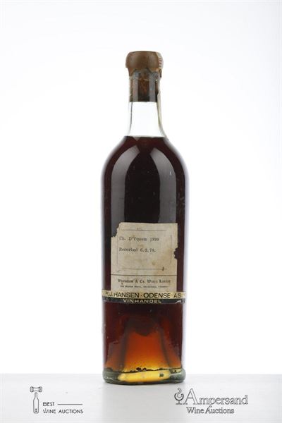 YQUEM 1899 - Whitwham - Recorked 06/02/1978 - 1 Bottle