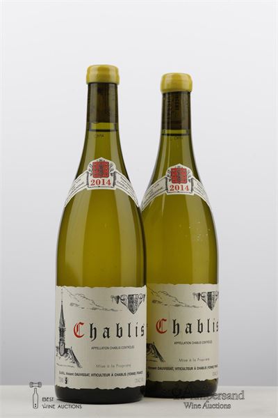 CHABLIS 2014 - Vincent Dauvissat - 2 Bottles