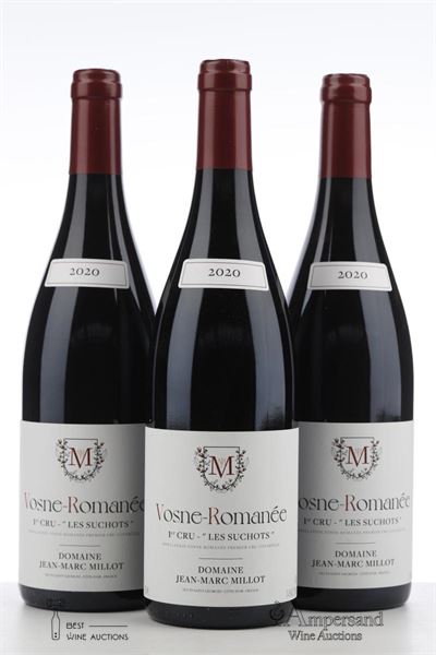 VOSNE ROMANEE LES SUCHOTS 2020 - Jean Marc Millot - 3 Bottles