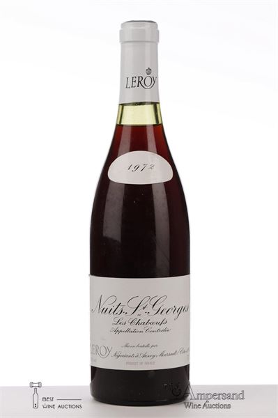 NUITS ST GEORGES LES CHABOEUFS 1972 - Leroy Negociant - 1 Bottle