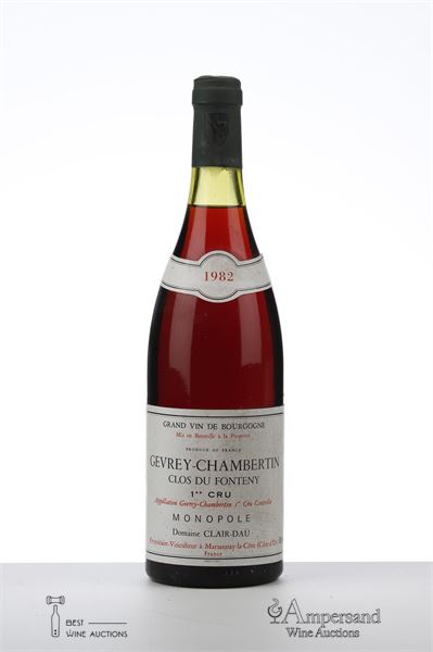 GEVREY CHAMBERTIN CLOS DU FONTENY 1982 - Clair Daü - 1 Bottle