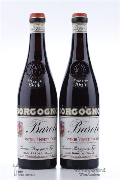BAROLO RISERVA 1964 - Giacomo Borgogno - 2 Bottles