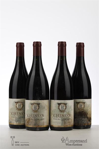 CHINON CLOS DU CHENE VERT 1990 - Charles Joguet - 4 Bottles