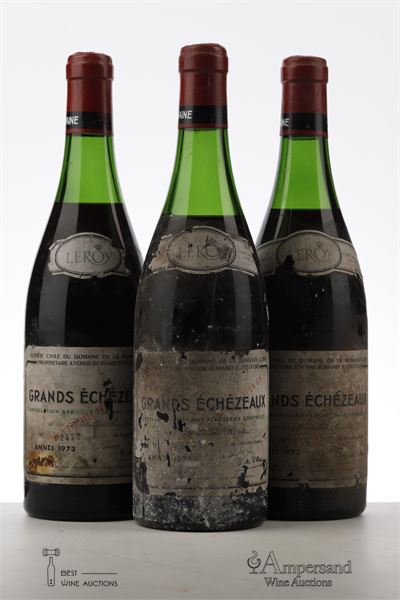 GRANDS ECHEZEAUX 1973 - Domaine de la Romanee Conti - 3 Bottles
