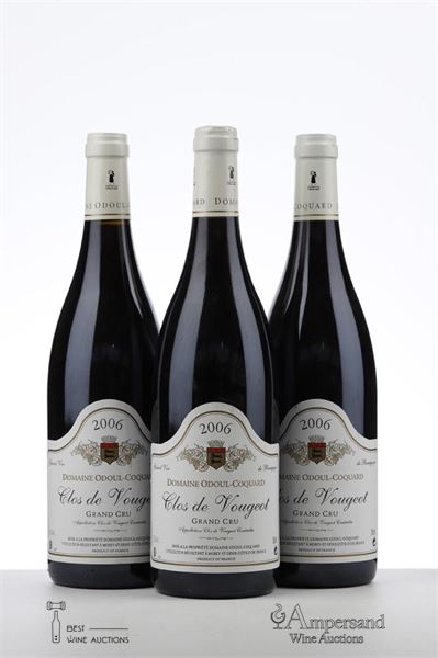 CLOS VOUGEOT 2006 - Odoul Coquard - 3 Bottles