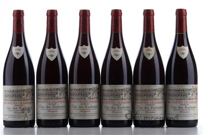 RUCHOTTES CHAMBERTIN CLOS DES RUCHOTTES Armand Rousseau 1996 - 6 Bottles