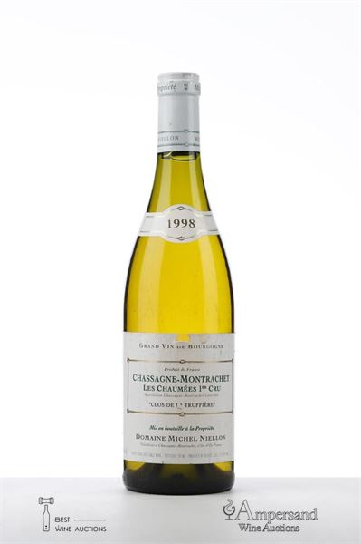 CHASSAGNE MONTRACHET BLANC LES CHAUMEES CLOS DE LA TRUFFIERE 1998 - Michel Niellon - 1 Bottle