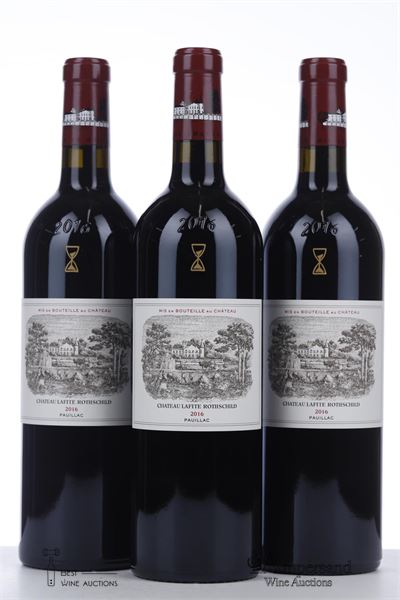 LAFITE ROTHSCHILD 2016 - Mc - 3 Bottles - Owc 6