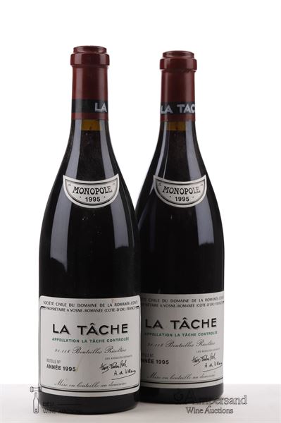 LA TACHE 1995 - Domaine de la Romanee Conti - 2 Bottles